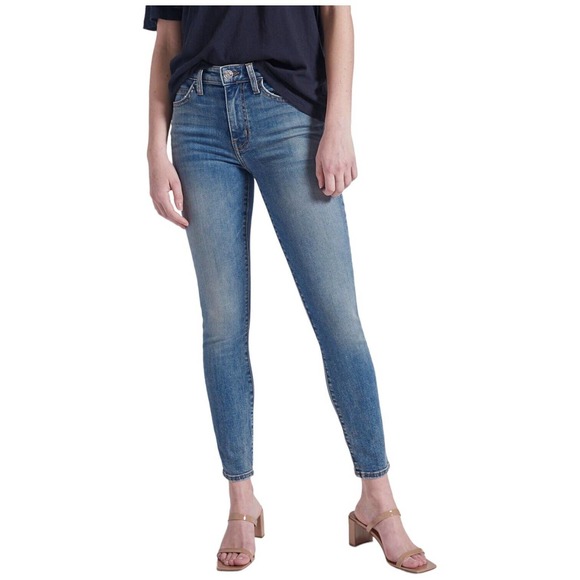 Current Elliott The Stiletto Ankle Skinny Carnival Blue 27 - Picture 12 of 14